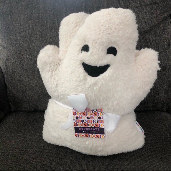 Last One! Novogratz Ghost Pillows Halloween Throw Pillow WHITE 2PC Tiktok Viral - Picture 6 of 7